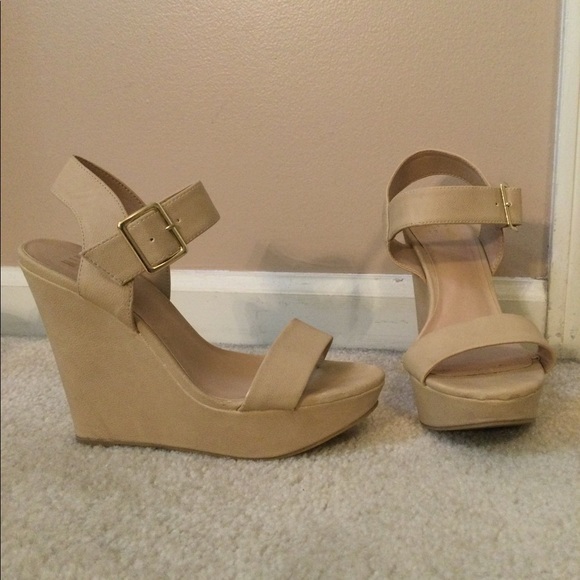Mix No. 6 | Shoes | Mix No 6 Nude Platform Wedges Size 7 Sexy Nude |  Poshmark